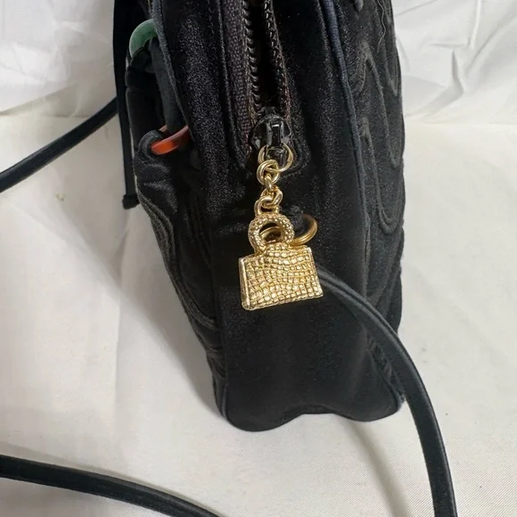 JUDITH LIEBER Satin Swirl Evening Bag